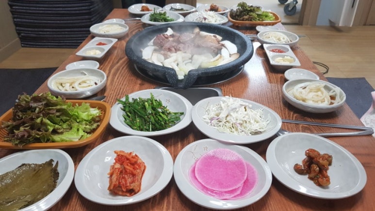 화산오리직화구이 이미지