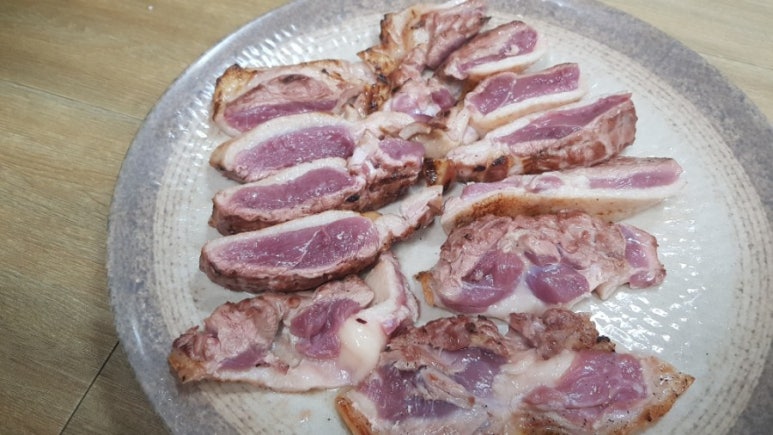 화산오리직화구이 이미지