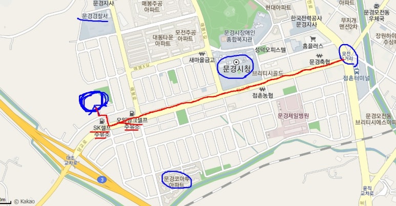 모전주유소 이미지