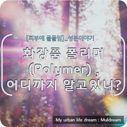 화장품 폴리머(Polymer) , 어디까지 알고있니? [합성폴리머 , 천연폴리머 종류] : 네이버 블로그