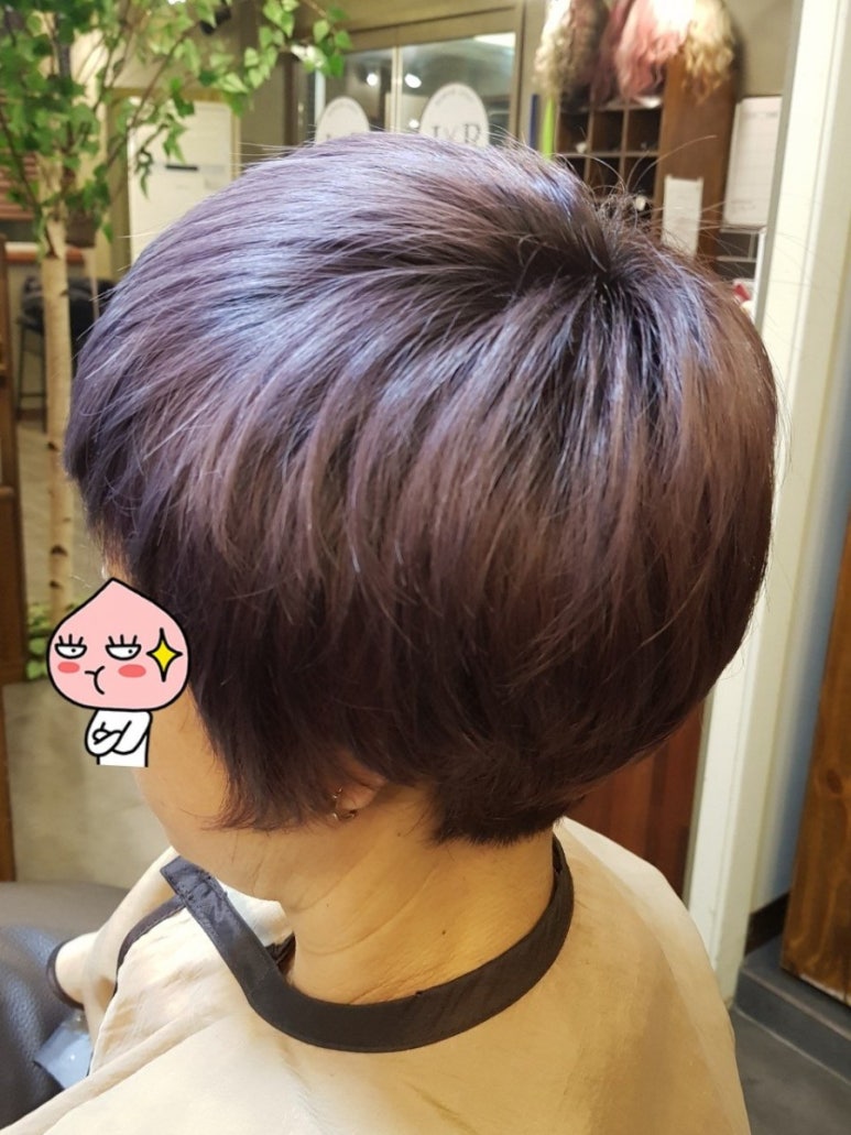 정정례헤어 이미지