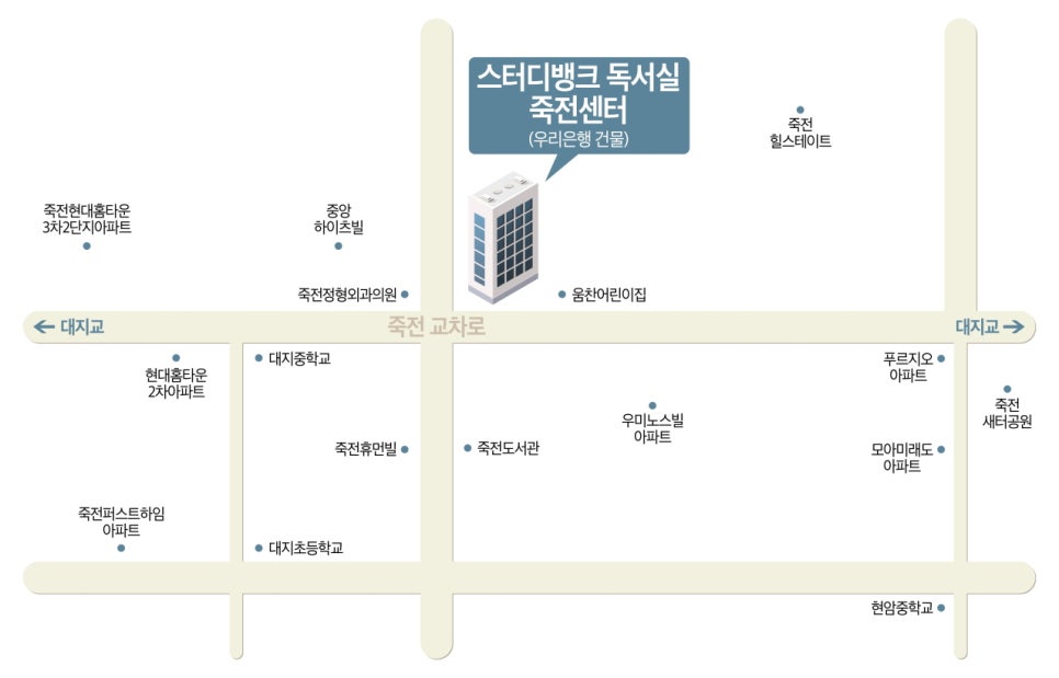 스터디뱅크죽전독서실 이미지