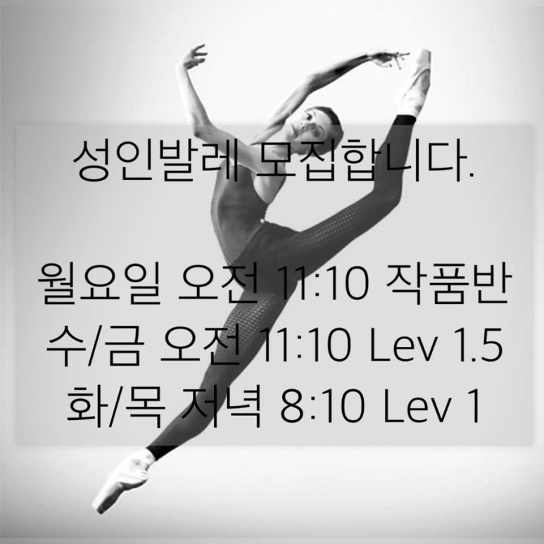 도안더에이치발레학원 이미지