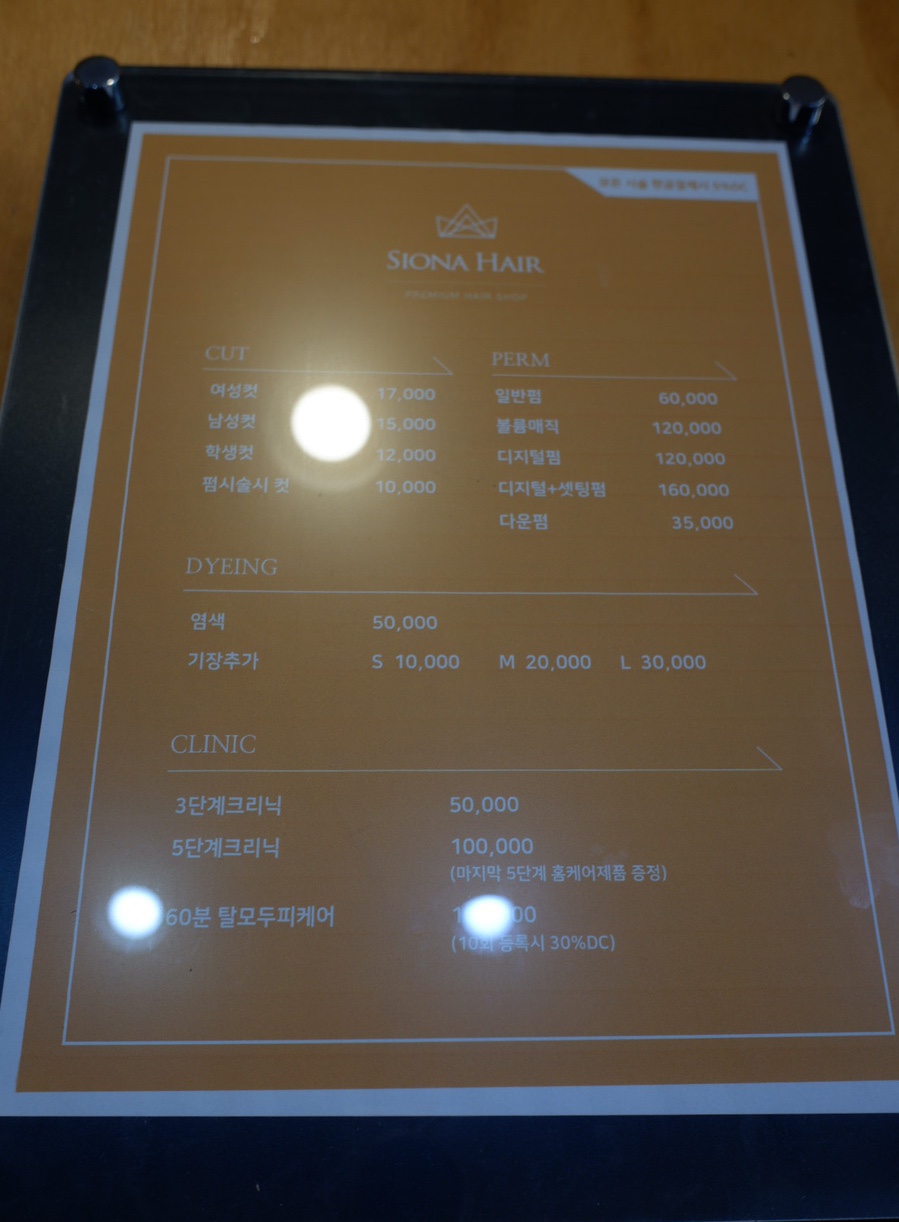시오나헤어 이미지