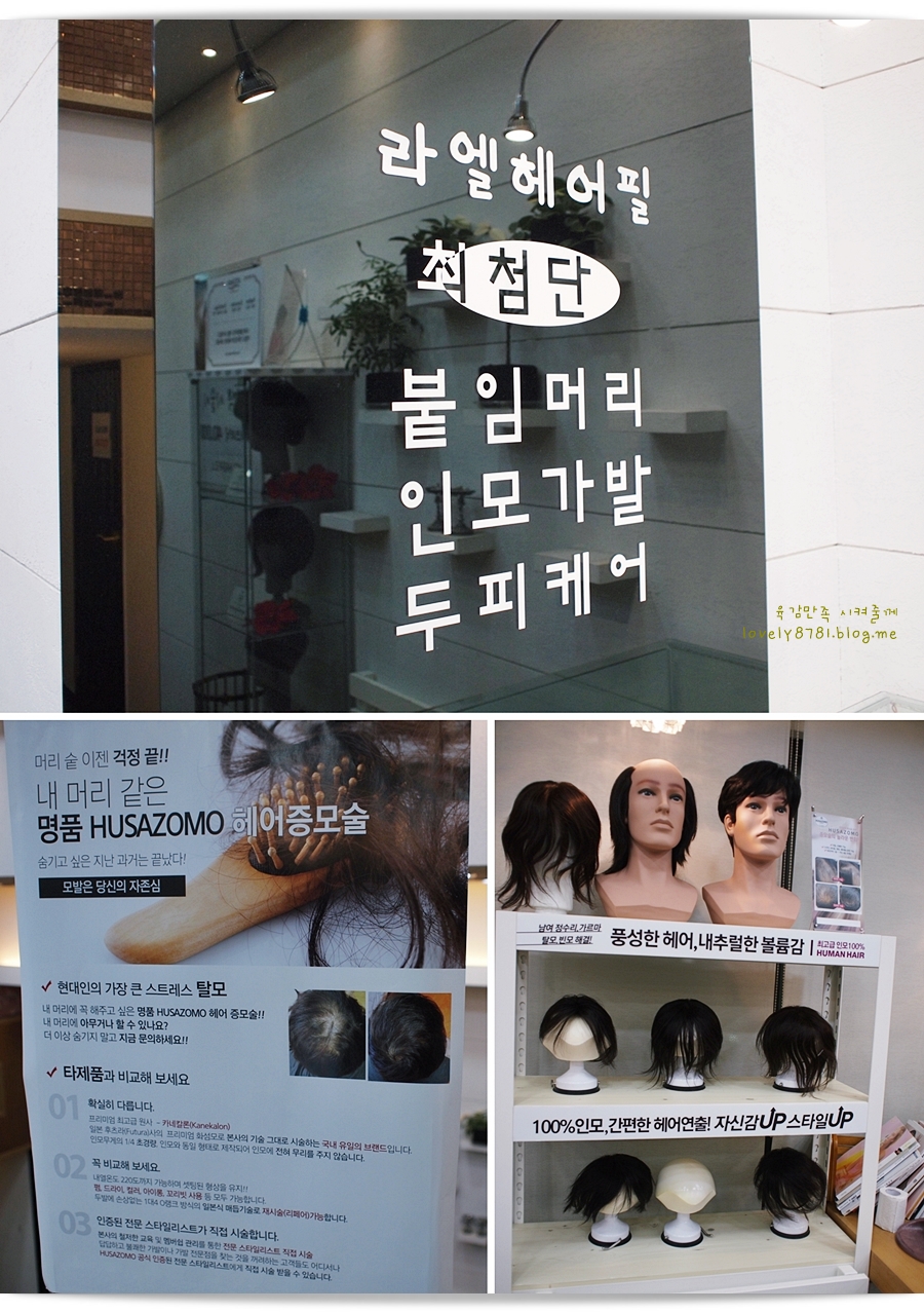 라엘붙임머리 이미지