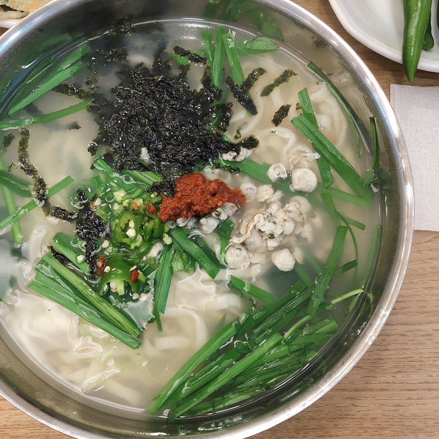 와촌재첩손칼국시 이미지