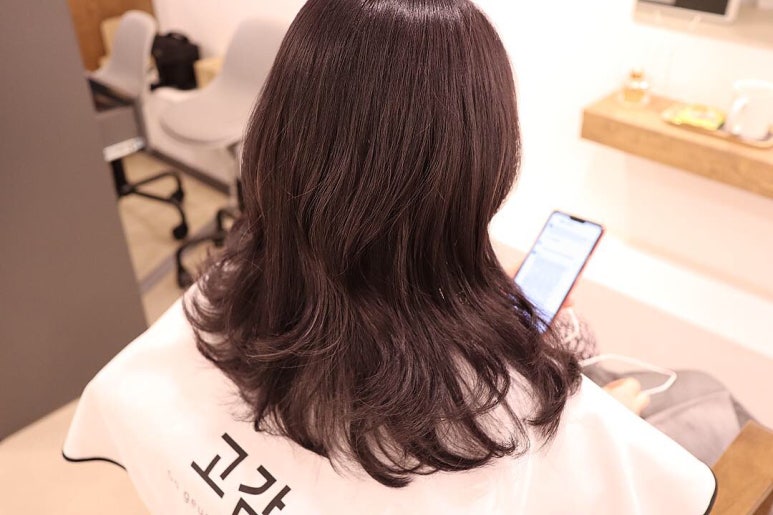 쁘띠헤어 염색# 이미지