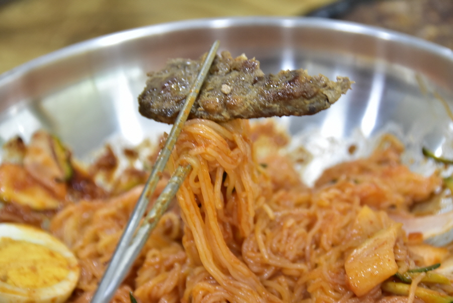 달전밀면 이미지