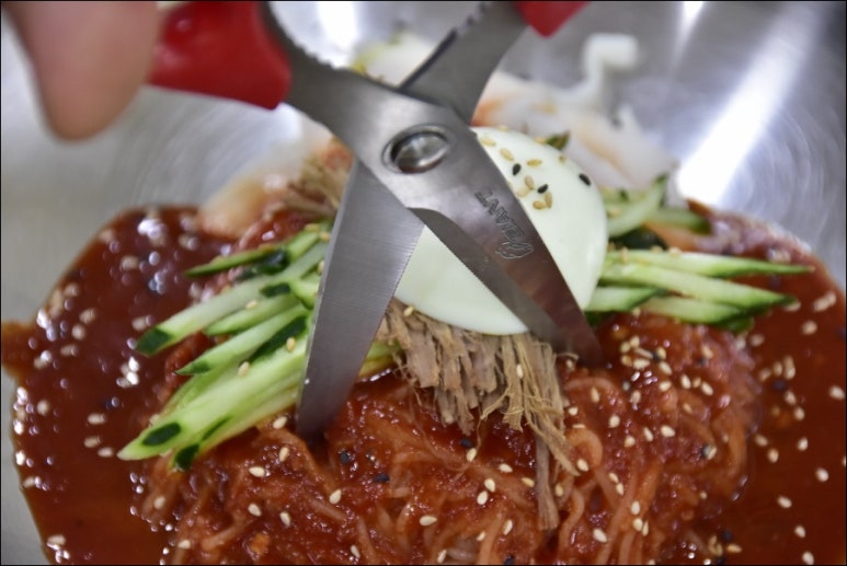 달전밀면 이미지