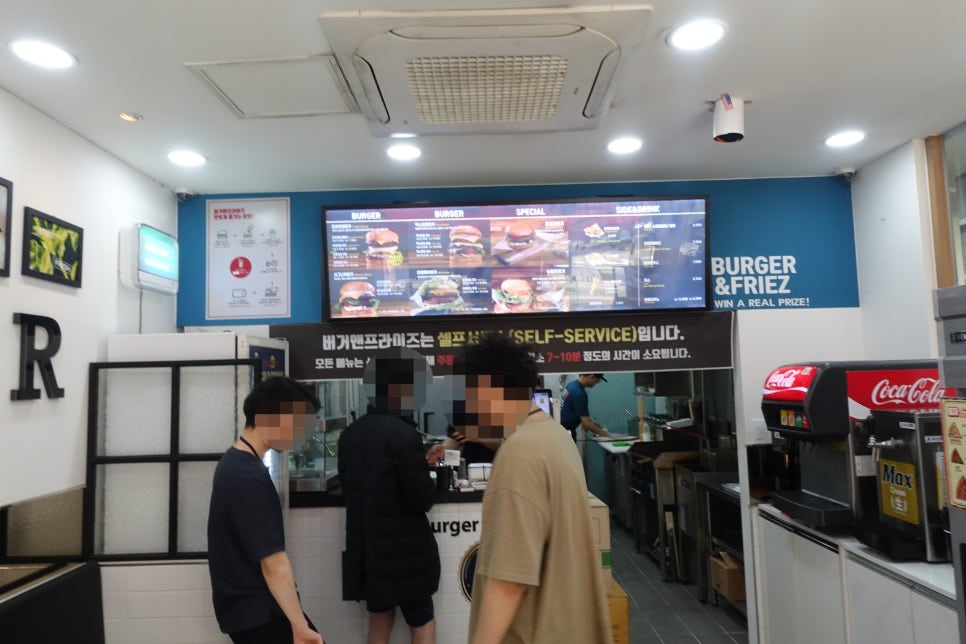버거앤프라이즈&피자 이미지