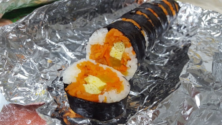 옛날당근김밥 이미지