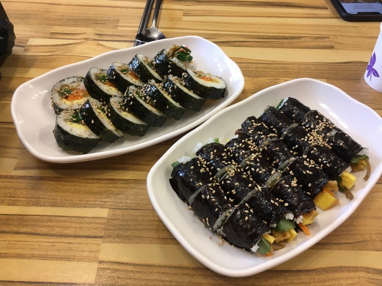 이맛 국수 김밥 이미지