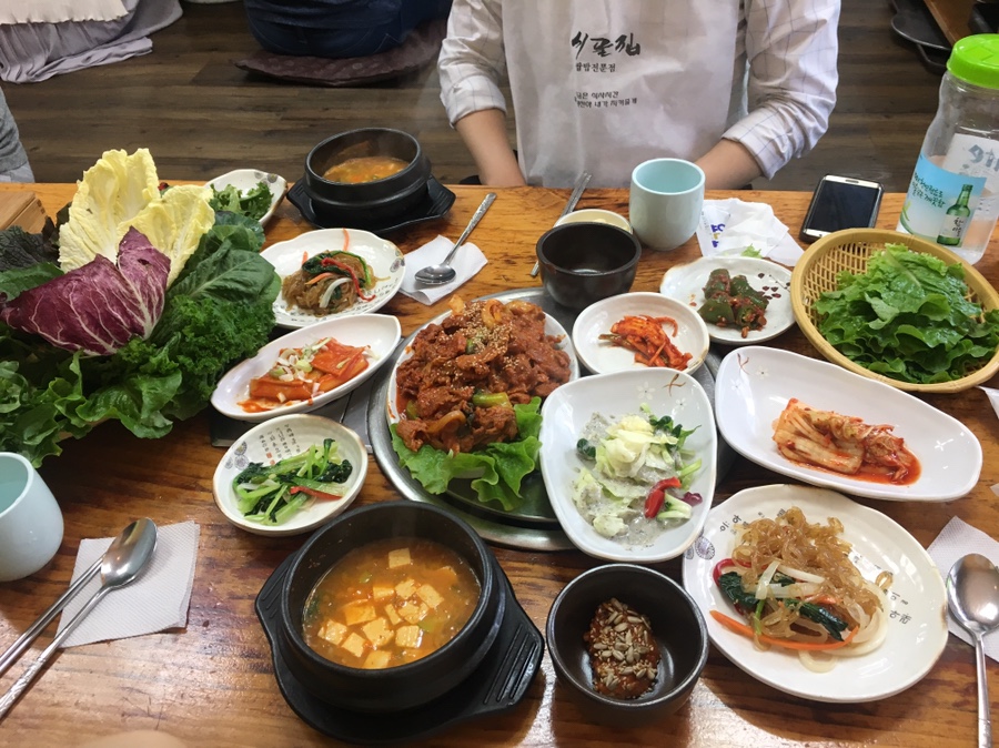 시골쌈밥 이미지