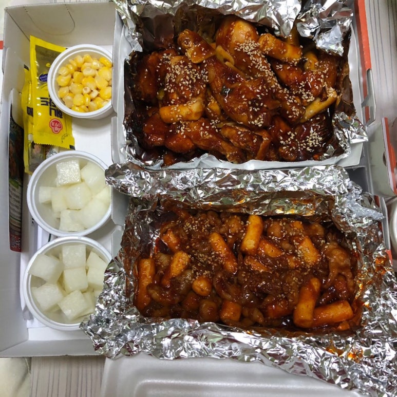 바베큐치킨 이미지