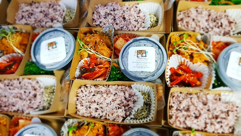 고급도시락백반 이미지