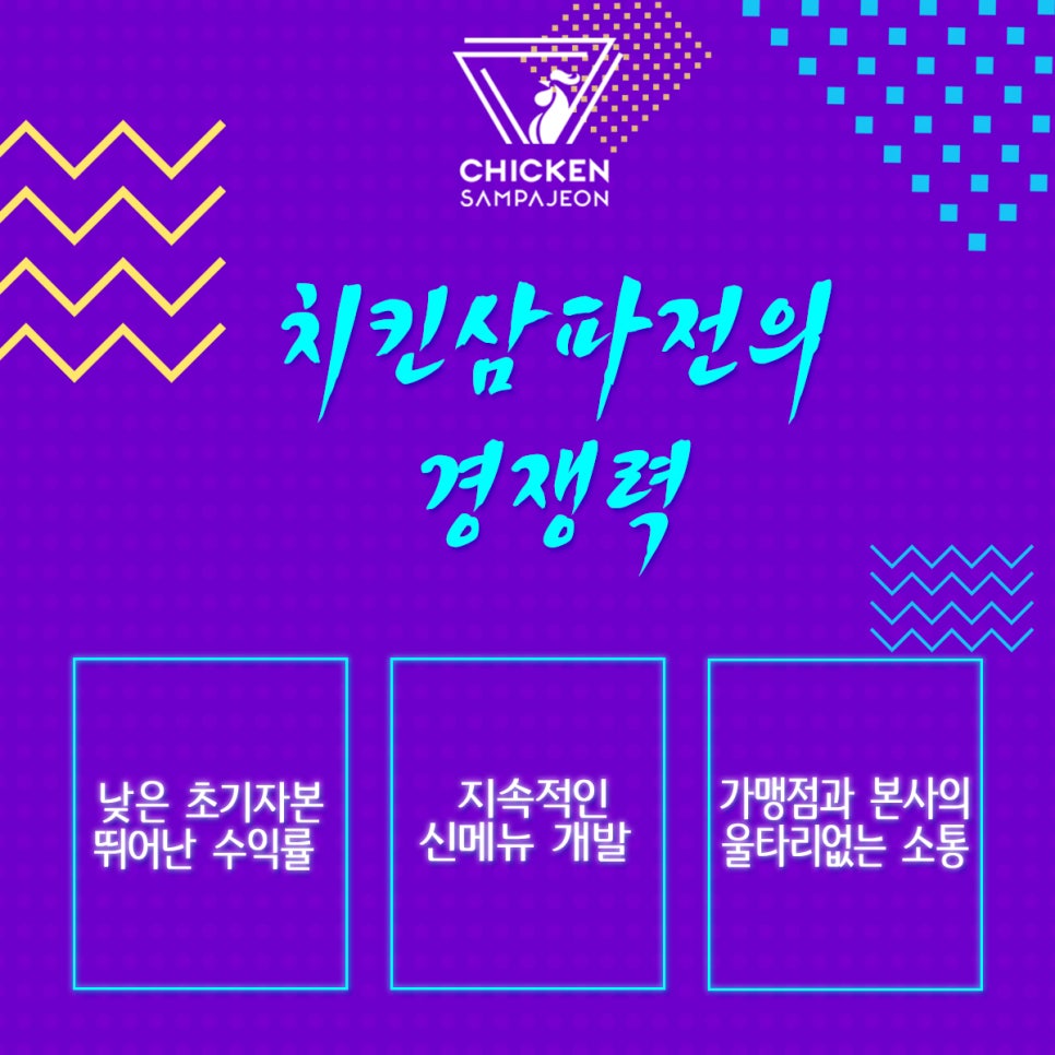 치킨삼파전 이미지