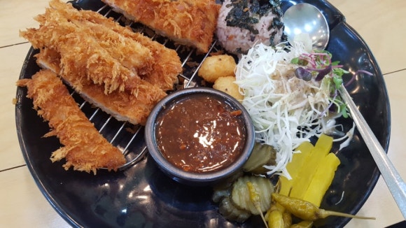 (오남매)멸치국시와 돈까스 이미지