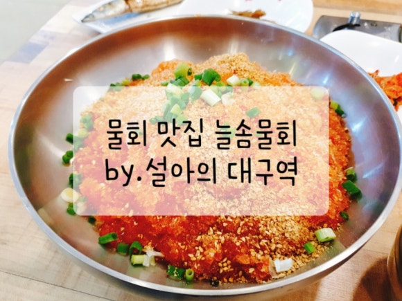 늘솜물회 이미지