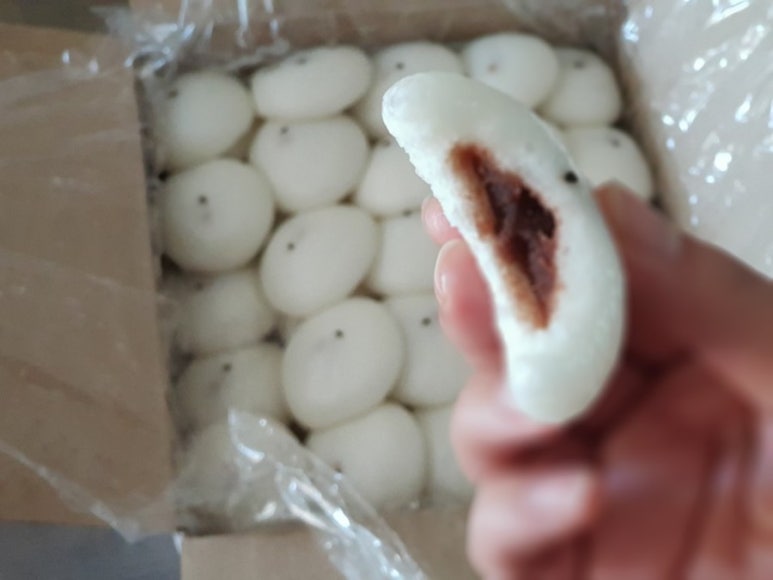 송화잔기지떡 이미지