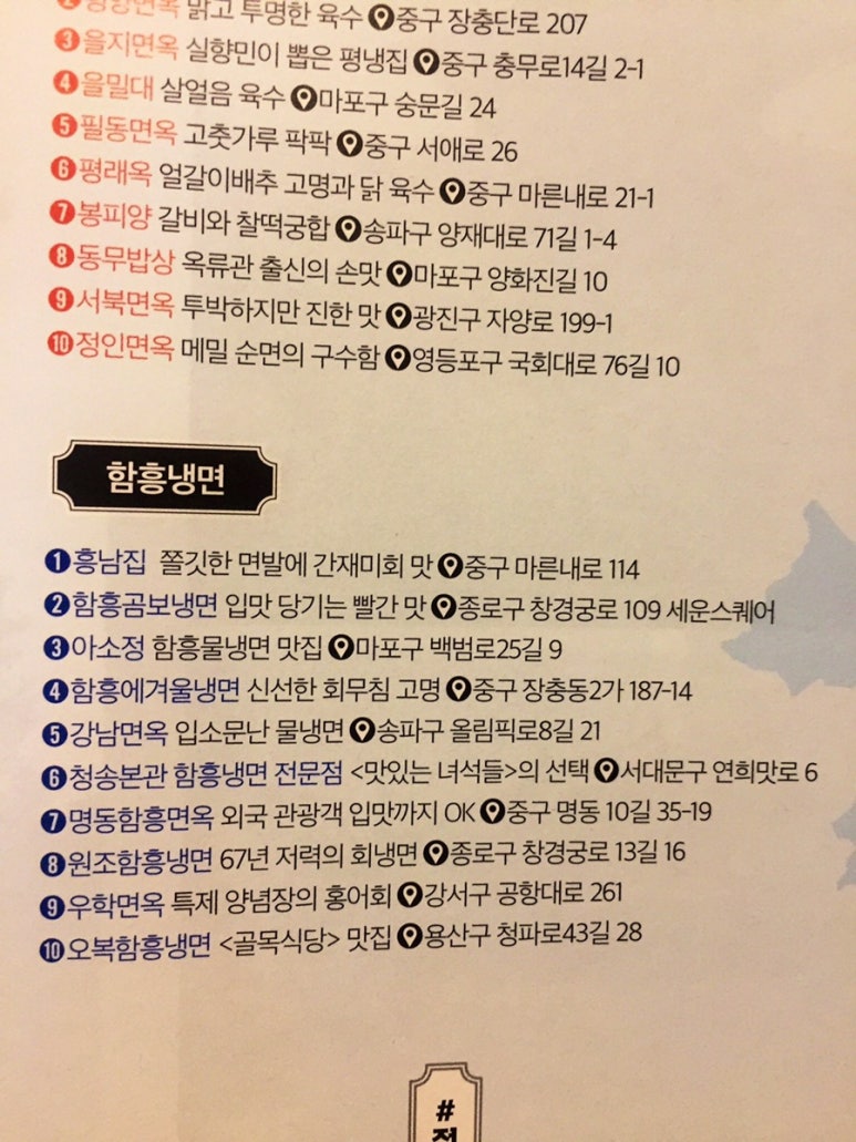 서울냉면 이미지