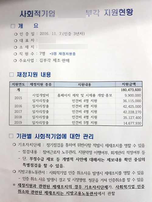 남원 김부각 공장 이미지