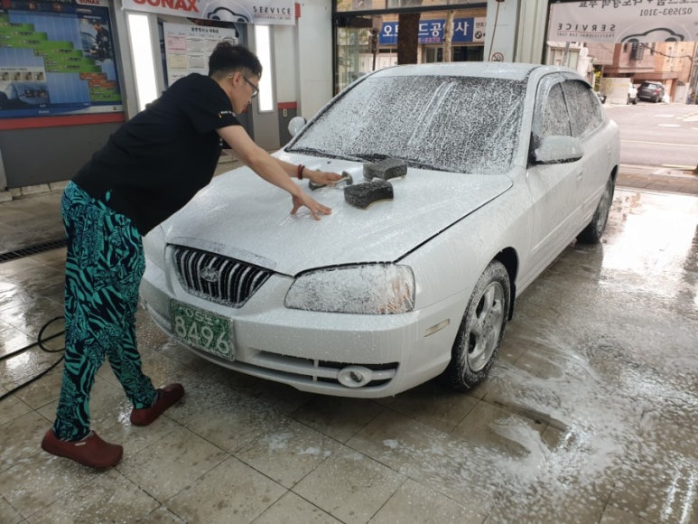 픽업손세차 이미지