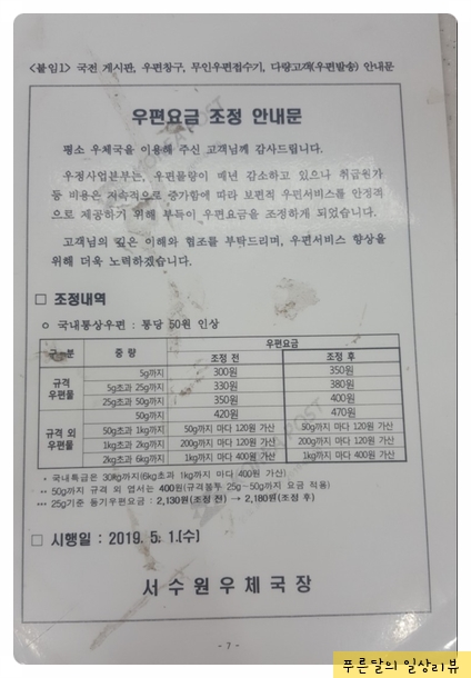 서수원우체국 이미지