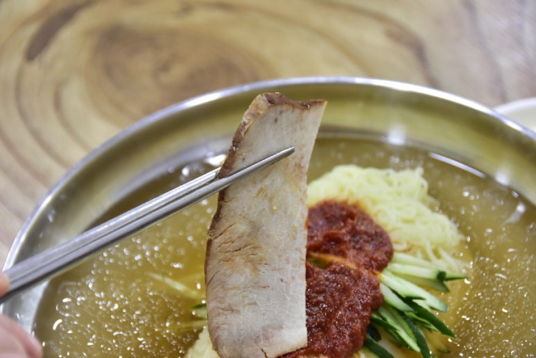 달전밀면 이미지