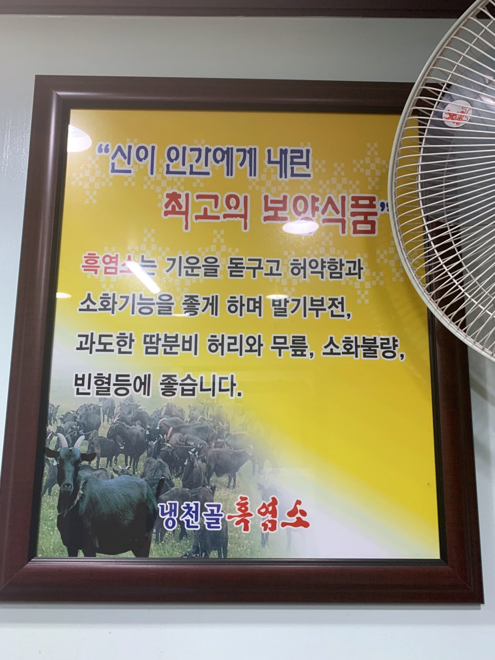 냉천골흑염소 이미지