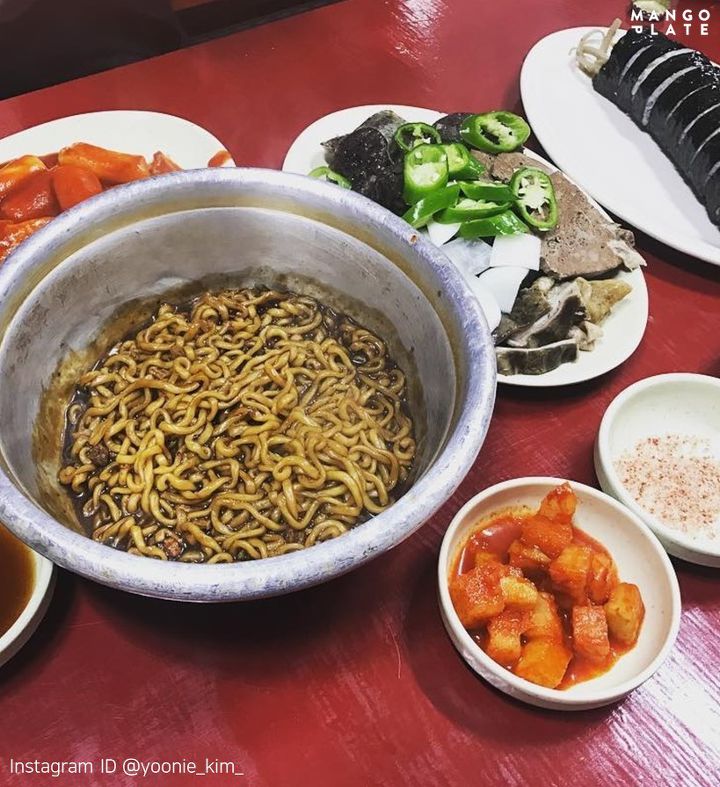분식한상 이미지