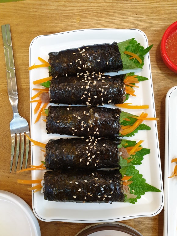 뚝배기 꼬마김밥 이미지