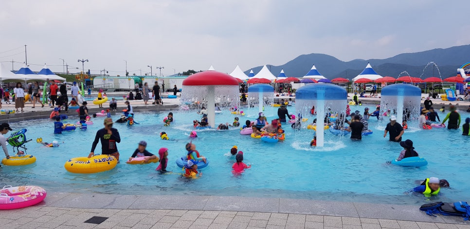 칠곡보 야외물놀이장 이미지