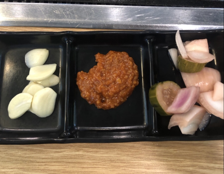 참숯돌판구이 이미지