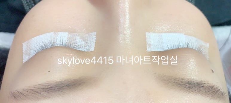 마녀속눈썹&네일 이미지