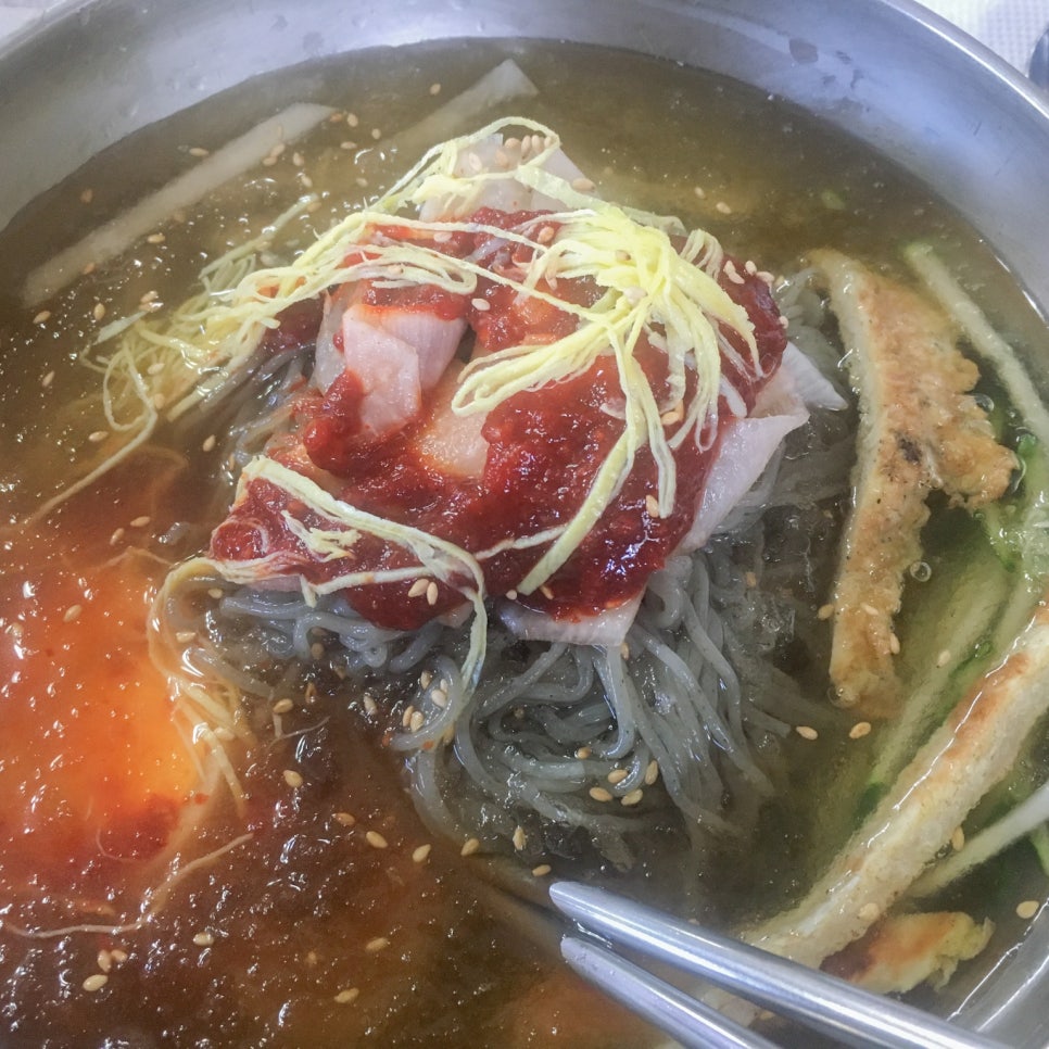 천수밀면 이미지