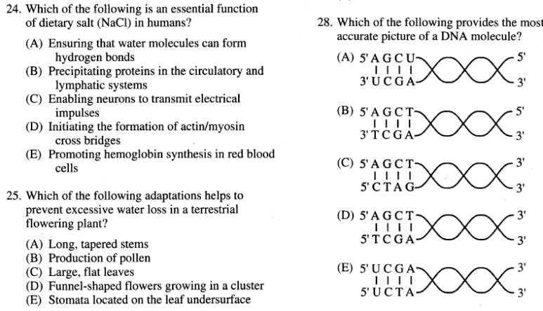 SAT Chemistry, Biology vs AP Chemistry, Biology 관련 이미지 1