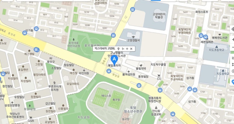 빅스타피자 고양화정점 이미지