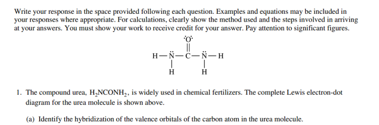 AP 화학 (Chemistry) 2019 FRQ 1번 해설 관련 이미지 1