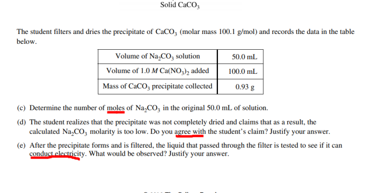 AP 화학(Chemistry) 2019 FRQ 3번 문제 푸는 방법 관련 이미지 1