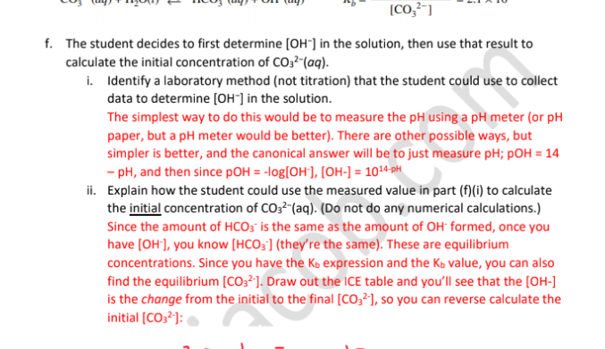 AP 화학(Chemistry) 2019 FRQ 3번 문제 푸는 방법 관련 이미지 1