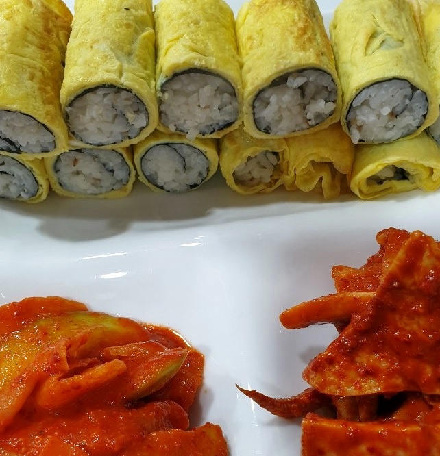 시장충무김밥 이미지