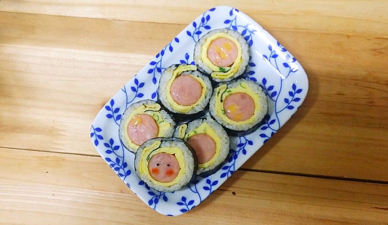 햄을품은김밥 이미지