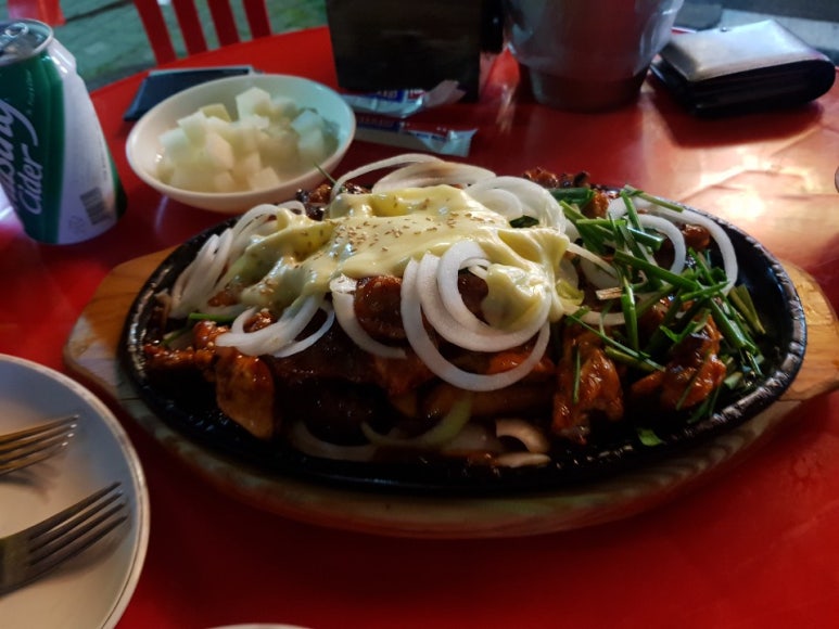 바베큐치킨 이미지