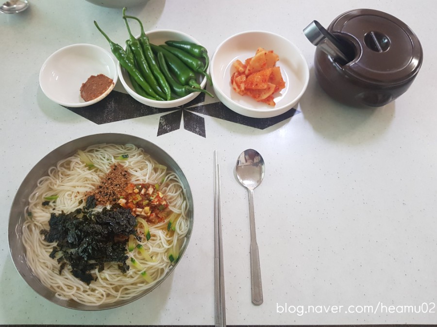 연안잔치국수 이미지