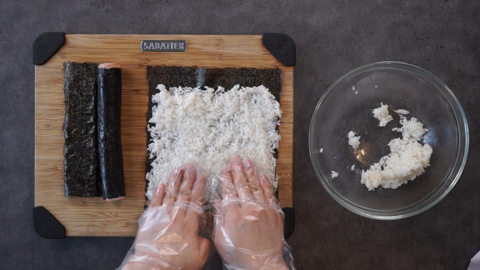 달팽이김밥 이미지
