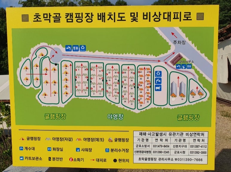 느티나무야영장 이미지