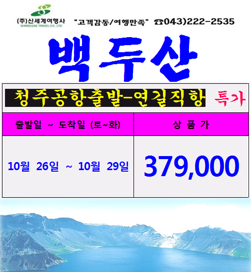 신세계국제여행사 이미지