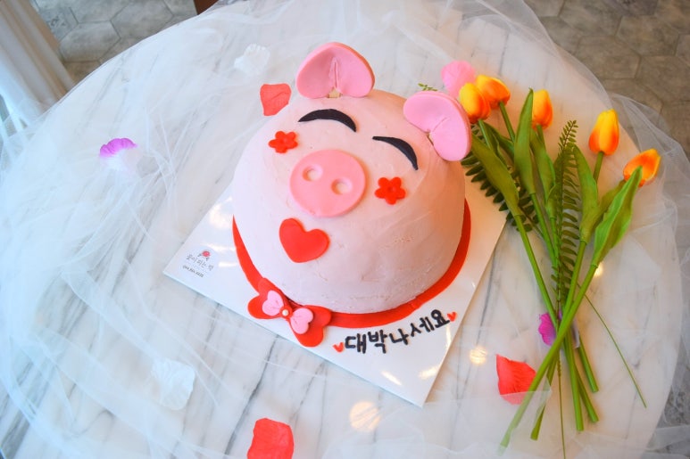 꽃이피는떡 이미지