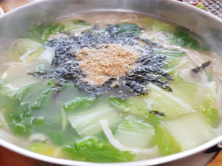 매생이칼국시 이미지