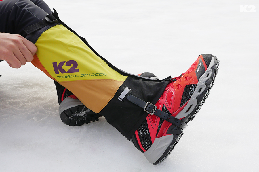 K2가 알려주는 등산 아이젠 , 등산 스패츠 올바른 착용법 ! : 네이버 블로그